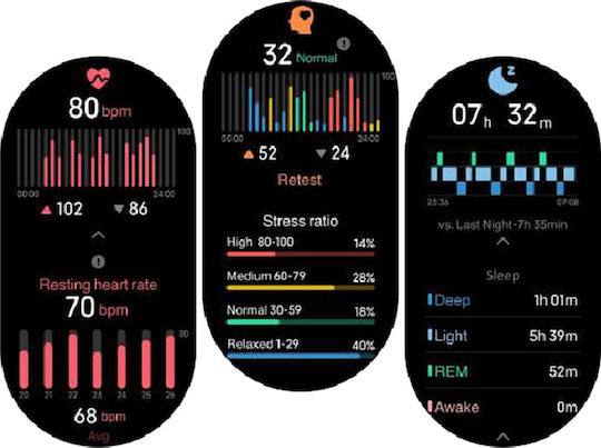 Motorola Moto Watch 120 Aluminium 50mm with Heart Rate Monitor (Rose Gold) view 3