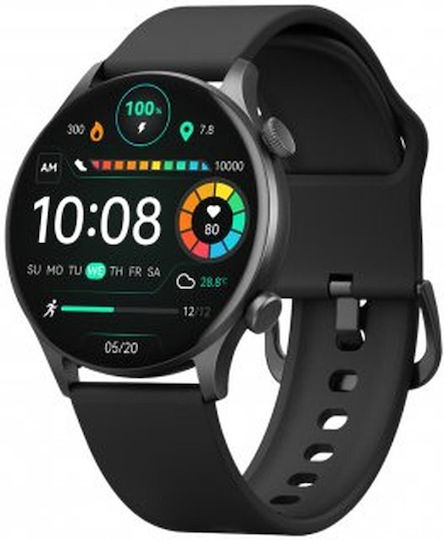 Haylou RT3 Solar Plus Smartwatch with Heart Rate Monitor (Black) vue 2