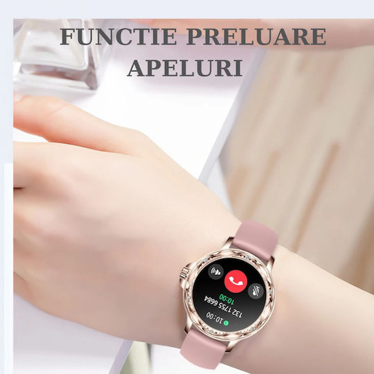 BeFIT 46mm Smartwatch with Heart Rate Monitor (Gold) view 4