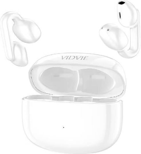 Vidvie BT897 Open Ear Bluetooth Handsfree Earphones with Charging Case White