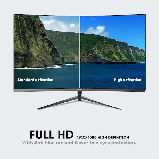Armaggeddon Pixxel+ Pro PSC27HD AHVA Curved Monitor 27" FHD 1920x1080 with Response Time 5ms GTG view 5