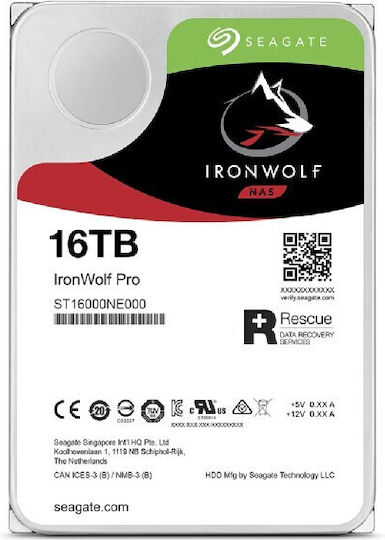 Seagate Skyhawk AI 16TB HDD Hard Drive 3.5" SATA III for Server ST16000VE005 view 6