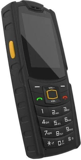 AGM M7 Dual SIM (1GB/8GB) Resistant Mobile with Buttons Black view 2