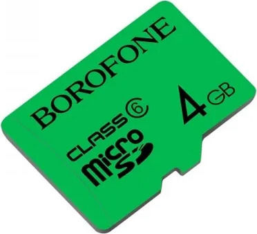 Borofone microSDHC 4GB Class 6 view 1