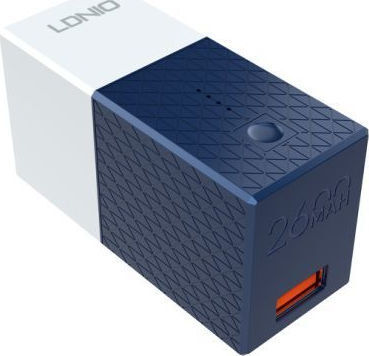 Ldnio PA307 Power Bank 2600mAh with USB-A Port Blue