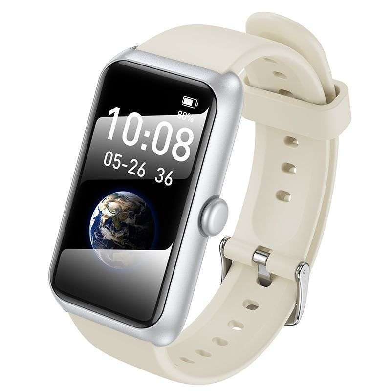 Hoco Y34 Aluminum Smartwatch with Pedometer Silver view 1
