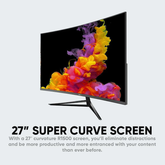 Armaggeddon Pixxel+ Pro PSC27HD AHVA Curved Monitor 27" FHD 1920x1080 with Response Time 5ms GTG view 1
