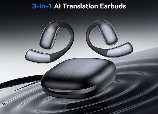 XO G37 AI Translate Earbud Bluetooth Handsfree Earphones with Charging Case Black view 4