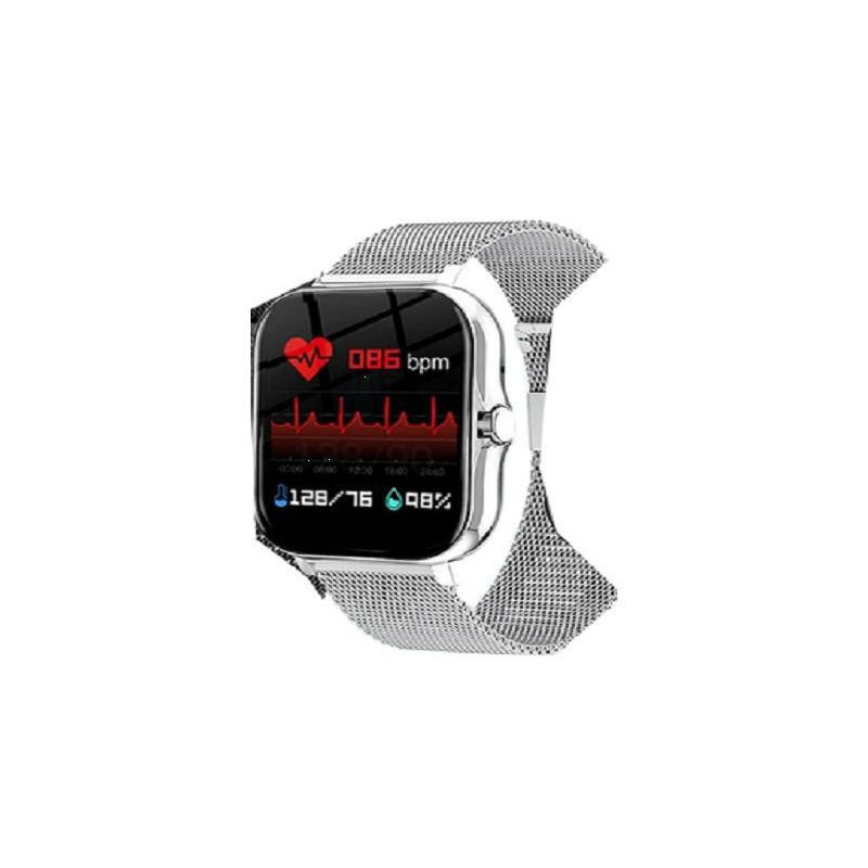 Verk Group Y13 Smartwatch with Heart Rate Monitor (Silver) view 1