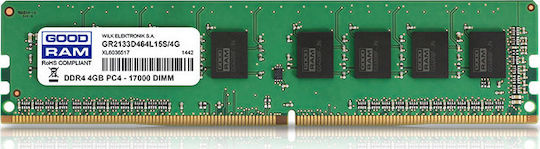 GoodRAM 8GB DDR4 RAM with 2133 Speed for Desktop (GR2133D464L15S/8G)