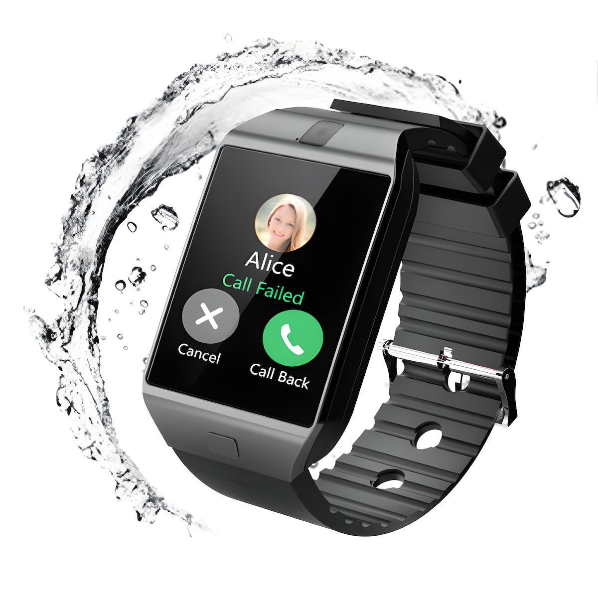 E039 Smartwatch with SIM (Black) view 2