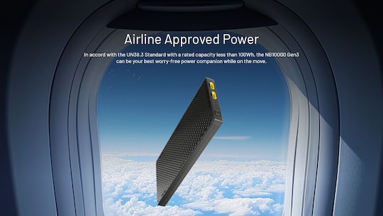 NiteCore NB10000 Power Bank 10000mAh with 2 USB-C Ports Black vista 4
