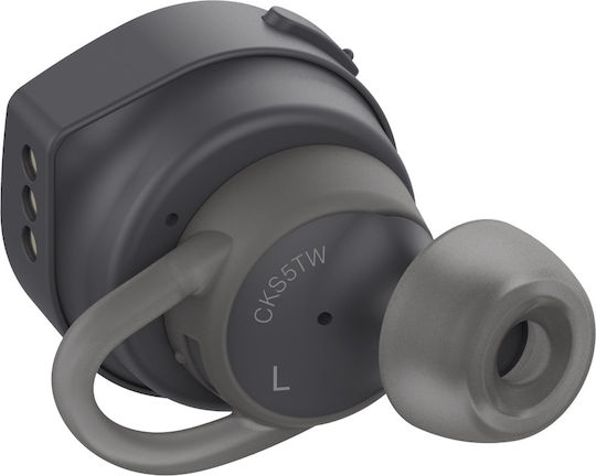 Audio Technica ATH-CKS5TW In-ear Bluetooth Handsfree Earphones with Sweat Resistance and Charging Case Black vue 3