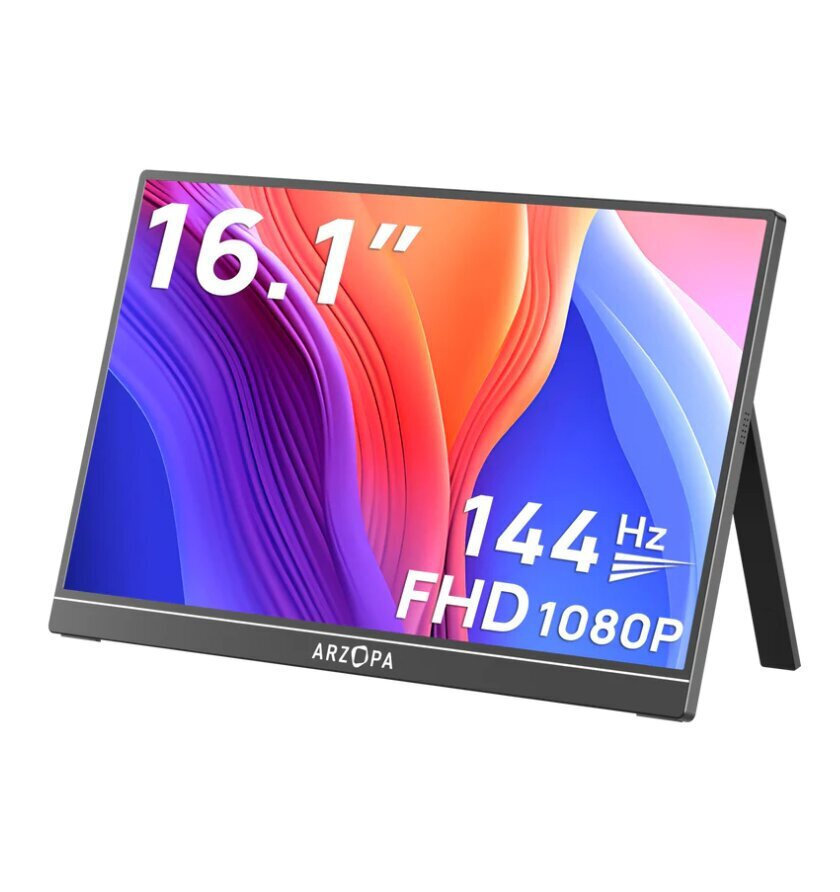 Arzopa Z1FC IPS HDR Portable Monitor 16.1" FHD 1920x1080 144Hz Silver vue 4