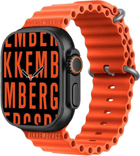 Bikkembergs BK12-12 Big Aluminium Smartwatch with Heart Rate Monitor (Orange) view 2