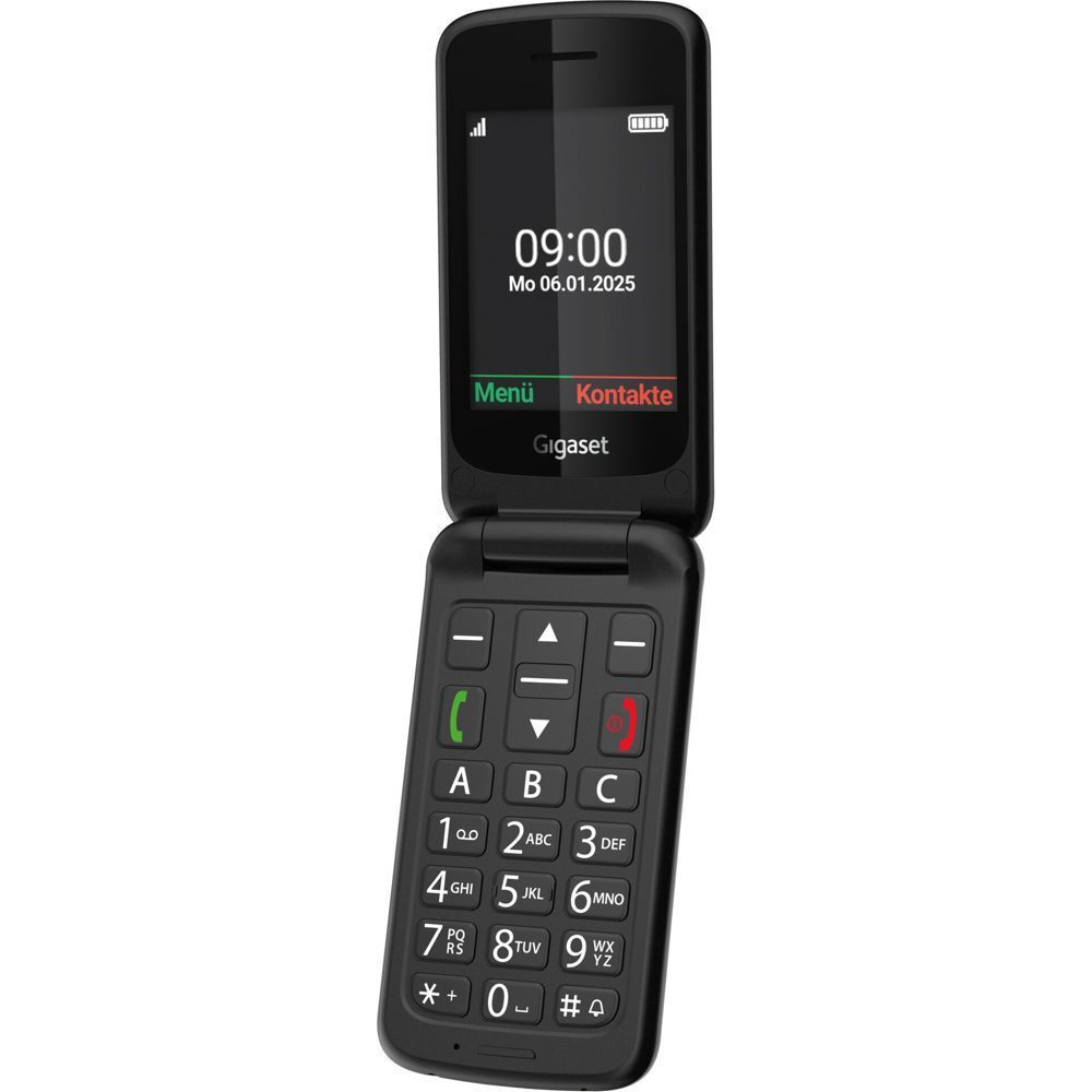 Gigaset GL595 Single SIM Mobile with Large Buttons Black view 4