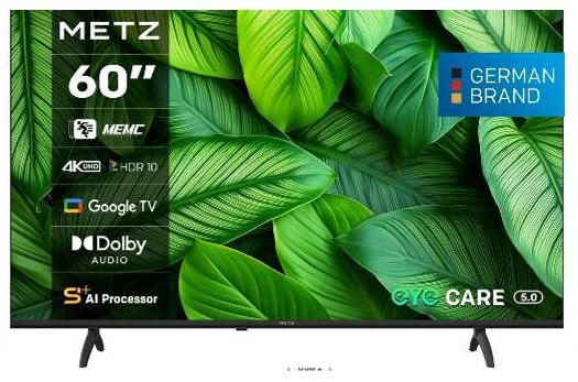 Metz Smart Television 60" 4K UHD LED 60MUF7000 HDR (2025) view 1