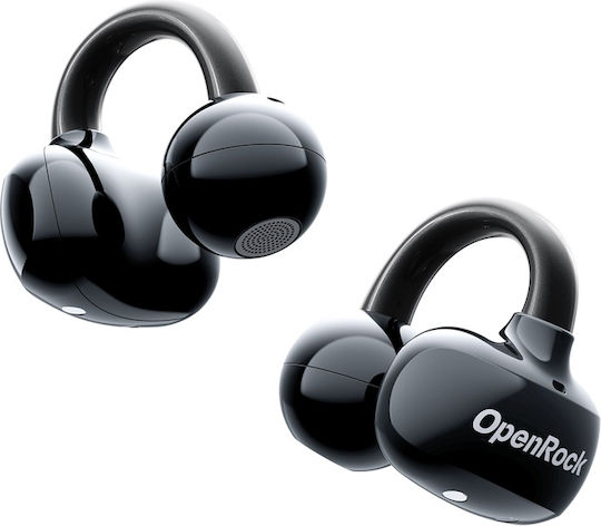OneOdio OpenRock E Open Ear Bluetooth Handsfree Earphones with Sweat Resistance and Charging Case Black view 3