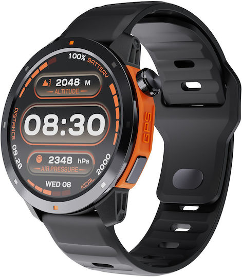 Kiano Watch Xtreme 46mm with Heart Rate Monitor (Black)