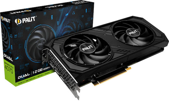 Palit GeForce RTX 4070 12GB GDDR6 Dual Graphics Card view 3