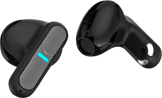 Kruger & Matz M8 Earbud Bluetooth Handsfree Earphones with Charging Case Black view 2
