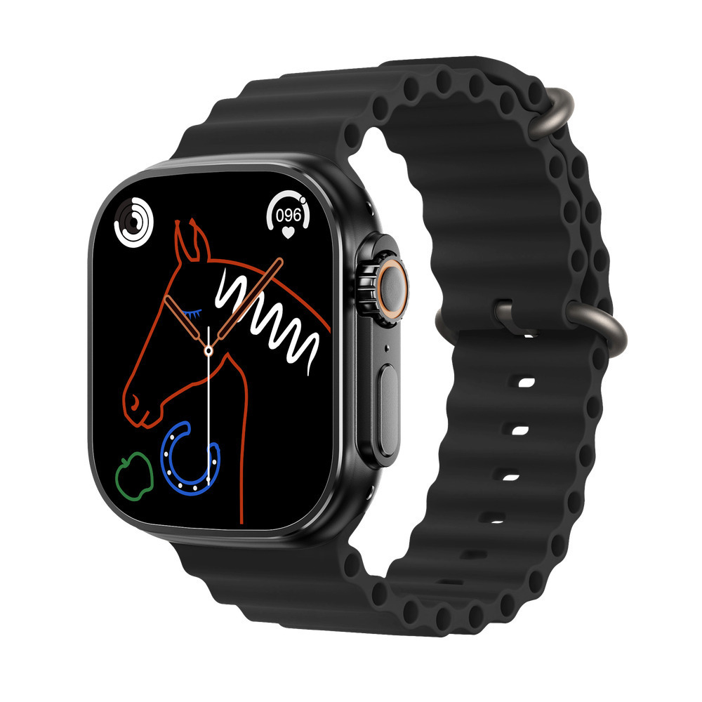 Vidvie SW1608 Smartwatch with Heart Rate Monitor (Black) view 2