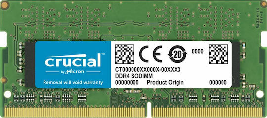 Crucial DDR4 with Module 1x32GB and Speed 3200 for Laptop CT32G4SFD832A