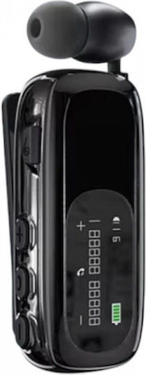 K75 In-ear Bluetooth Handsfree Earphone Lapel Black view 1
