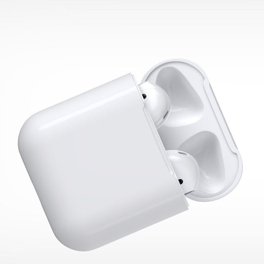 V6 Earbud Bluetooth Handsfree Earphones with Charging Case White view 5