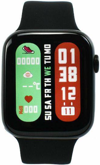 Andowl R36 Smartwatch with Heart Rate Monitor (Black)