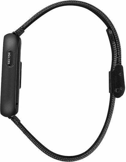 Sector S-04 with Bluetooth Handsfree Stainless Steel 40mm Smartwatch (Black) view 3