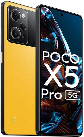 Xiaomi Poco X5 Pro NFC 5G Dual SIM (8GB/256GB) Yellow view 2