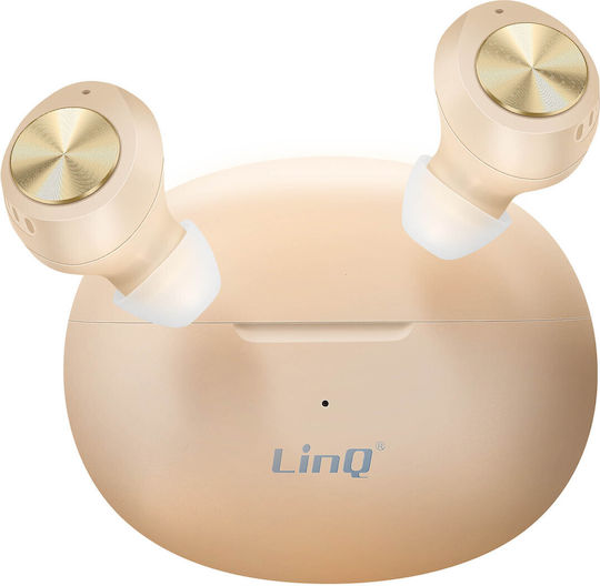 LinQ R9566 In-ear Bluetooth Handsfree Earphones Beige view 5