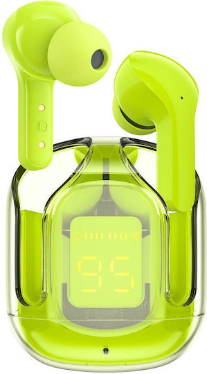 Acefast T6 In-ear Bluetooth Handsfree Earphones with Sweat Resistance and Charging Case Youth Green