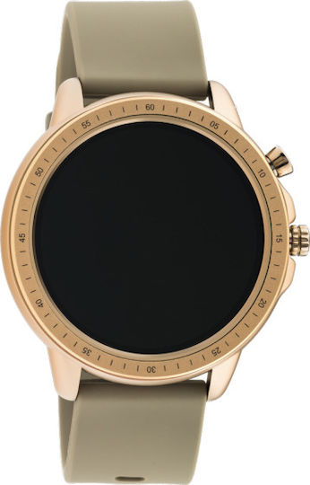 Oozoo Q00302 45mm Smartwatch with Heart Rate Monitor (Rose Gold) view 3
