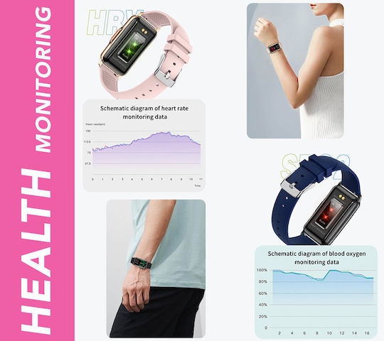 Rubicon Rncf04 Aluminium Smartwatch with Heart Rate Monitor (Multicolour) vue 6