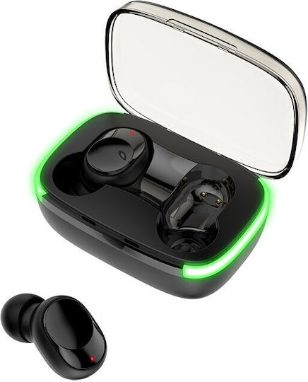 Valdus Y60 In-ear Bluetooth Handsfree Earphones with Sweat Resistance and Charging Case Black