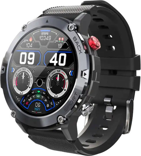 C21 PRO Smartwatch with Heart Rate Monitor (Black)