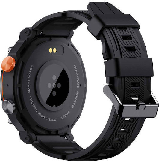 Jaga JS14 Pro Smartwatch with Heart Rate Monitor (Black) view 3