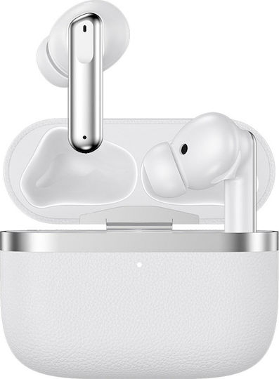 Devia ANC Ultra1 In-ear Bluetooth Handsfree Earphones with Charging Case White view 1