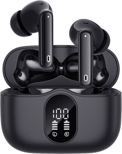 In-ear Bluetooth Handsfree Earphones Black view 1