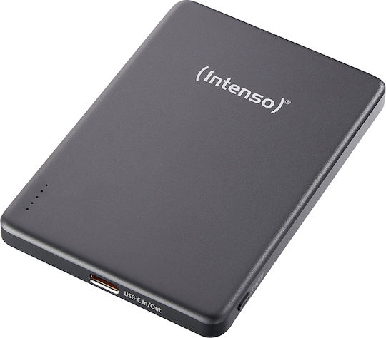 Intenso Mw MagSafe Power Bank 5000mAh with USB-C Port Power Delivery Gray view 1