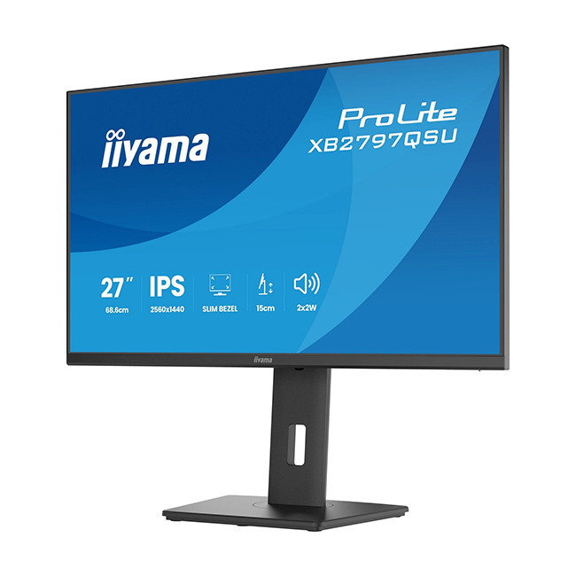 Iiyama XB2797QSU-B1 Monitor 27" QHD 2560x1440 view 4