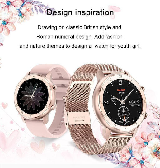 Pacific 17-3 Smartwatch with Heart Rate Monitor (Silver) view 7
