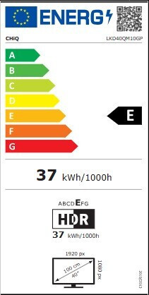CHiQ Smart Television 40" Full HD QLED LKD40QM10GP HDR (2025) view 2
