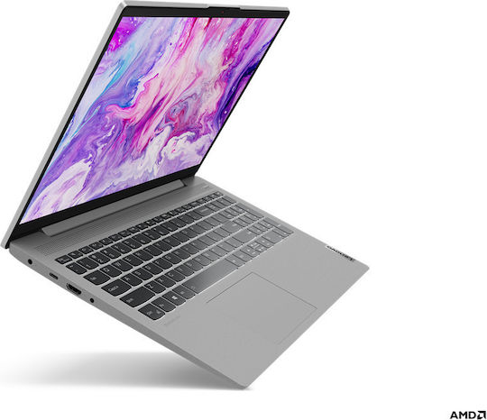 Lenovo IdeaPad 5 15ALC05 15.6" IPS FHD (Ryzen 5-5500U/8GB/512GB SSD/W11 S) Platinum Grey (GR Keyboard) vue 5