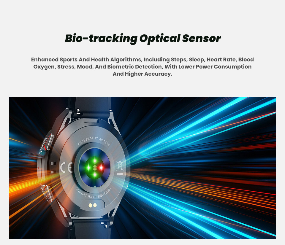 Oukitel BT12 Smartwatch with Heart Rate Monitor (Gray) view 5