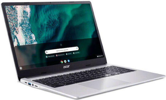 Acer Chromebook 315 CB315-4H 15.6" FHD (Celeron Dual Core-N4500/4GB/64GB Flash Storage/Chrome OS) Pure Silver (US Keyboard) vue 2