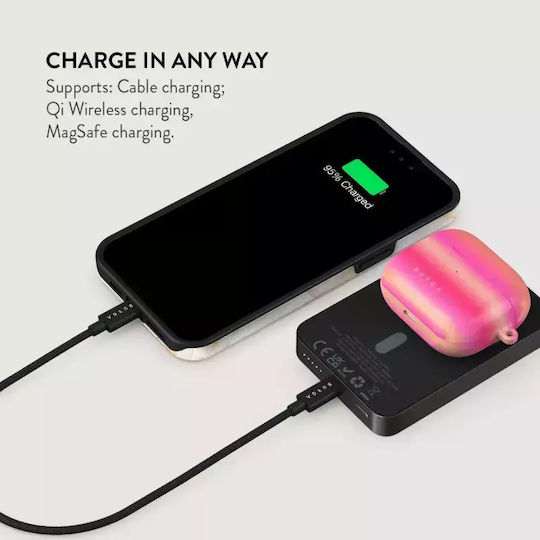 Burga MagSafe Power Bank 5000mAh 7.5W with USB-C Port Gunmetal - SPF 100 view 6