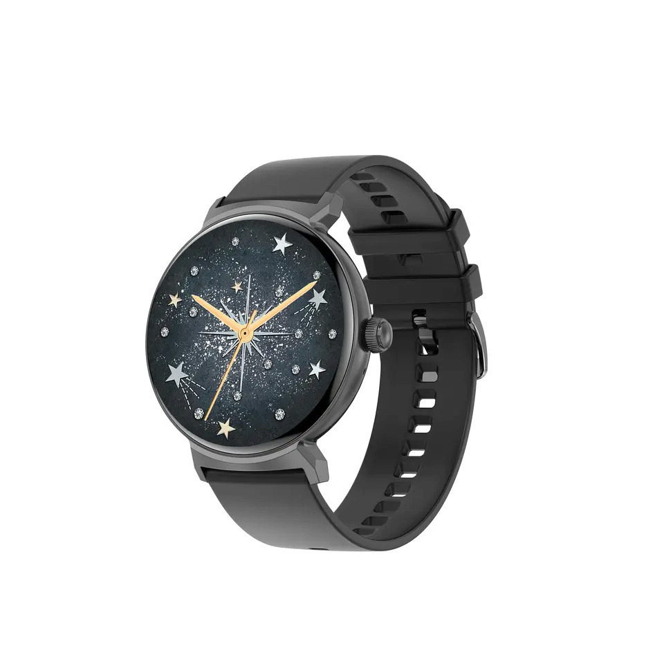 Aluminium Smartwatch with Heart Rate Monitor (Black) view 2